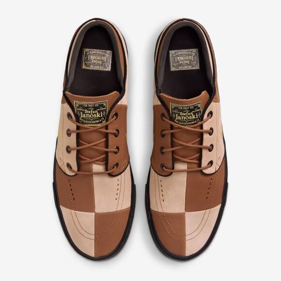 NIKE SB Zoom Janoski OG+ Premium HQ1629-200 Light British Tan Mens Size 10 NEW - Picture 12 of 16